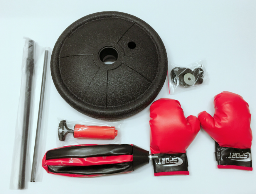 Kids Boxing Set - Punching Bag + Gloves | Adjustable Height | Ages 3-10